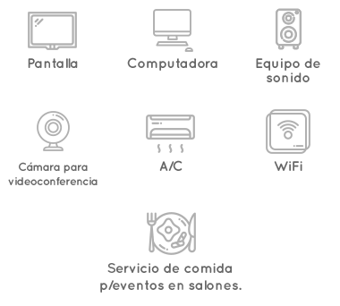Amenidades de los salones